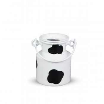 KIT 100 Leiteiras de Alumínio com Mancha Vaca 500ML