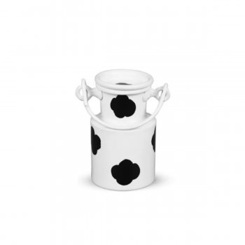 KIT 15 Leiteiras de Alumínio com Mancha Vaca MINI 200ML Decorativa