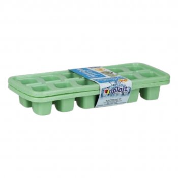 Forma de Gelo para Freezer Cozinha Plastico Kit C/ 2 Pecas