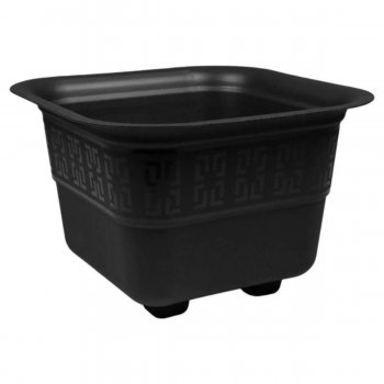 KIT 12 Vasos Quadrado 3 Litros P/ Plantas Flores Decoração Jardim
